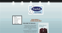 Desktop Screenshot of fraylichschooluniforms.com