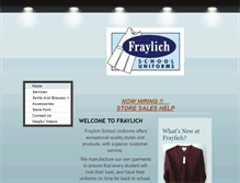 Tablet Screenshot of fraylichschooluniforms.com